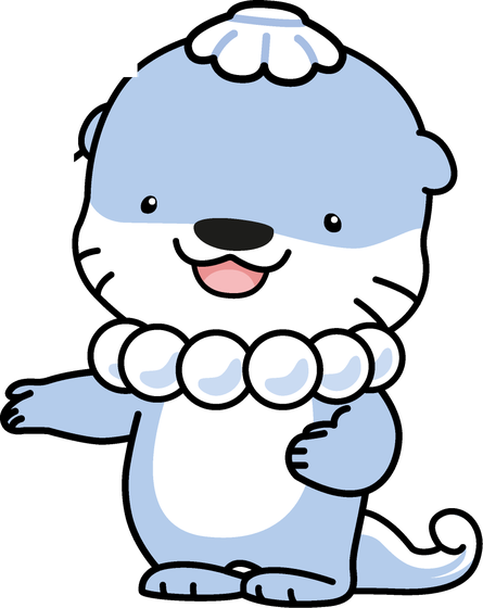 Hamo the otter, presenting.